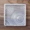 DIY Square Ripple Effect Display Base Silicone Molds DIY-C055-02-2