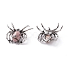 Natural Rhodonite Brooch G-A176-C16-1-2