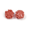 Dyed Synthetic Coral Carved Beads CORA-D035-01A-2