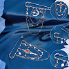 2Pcs 2 Styles Steel Brooches JEWB-BM0001-01P-7