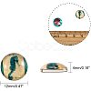 Flatback Glass Cabochons for DIY Projects GGLA-PH0005-12mm-06D-4