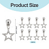 20Pcs Alloy Zipper Puller HJEW-TAC0161-4