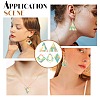 20Pcs 5 Style Acrylic Pendants MACR-SC0001-07-5