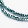 Electroplate Glass Beads Strands EGLA-J144-FP-A05-3