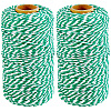 2 Rolls Macrame 2-Ply Cotton Braided Thread MAKN-CY0001-01B-1