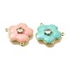 Brass Micro Pave Clear Cubic Zirconia Pendants KK-S508-52G-01-2