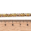 Electroplate Glass Beads Strands GLAA-Q105-03-06-4