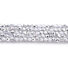 Transparent Electroplate Glass Beads Strands LS-GLAA-H021-01A-HP06-2