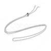 Non-Tarnish Adjustable 201 Stainless Steel Slider Necklaces X-NJEW-L156-001P-1