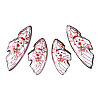 Christmas Theme Epoxy Resin Pendants RESI-TAC0021-99C-1