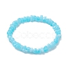 3Pcs 3 Color Acrylic Chips Beaded Stretch Bracelets Set BJEW-JB09387-2