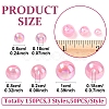 150Pcs 3 Styles Transparent Acrylic Beads MACR-YW0003-96E-2