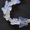 Transparent Glass Beads Strands GLAA-F114-04E-4