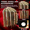 2Pcs Fashionable Tassel Epaulettes DIY-FH0008-89A-G-5