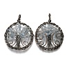 Natural Mixed Gemstone Pendants G-B001-01R-3