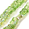 Transparent Glass Beads Strands GL-CBAAE04-02E-1