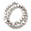 Electroplate Glass Beads Strands EGLA-F166-04C-P-2
