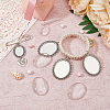 SUPERFINDINGS Imitation Pearl Wedding Bouquet Jewelry Set BJEW-FH0001-01A-5