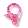 Transparent Plastic Lobster CLaw Clasps KY-H005-A12-2