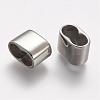 Non-Tarnish 304 Stainless Steel Slide Charms STAS-A032-140P-1