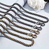 CHGCRAFT 2Pcs 2 Colors Iron Box Chains Bag Strap FIND-CA0002-30A-4