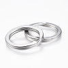 Tarnish Resistant 304 Stainless Steel Split Key Rings LS-STAS-P177-1.5x15mm-P-2