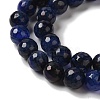 Dyed & Heated Natural Dragon Veins Agate Beads Strands G-P539-A01-11-4