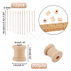 PandaHall Elite Wooden Empty Spools WOOD-PH0001-35-2