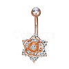 Brass Piercing Jewelry AJEW-EE0006-85G-2