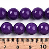 Natural Lepidolite/Purple Mica Stone Beads Strands G-T140-10mm-06-5