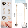 2 Sets Alloy Enamel Cup Pendant Decorations HJEW-SC0001-56Y-2