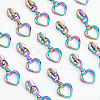 18Pcs Zinc Alloy Zipper Puller FIND-HY0002-77-4