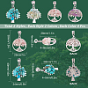 16Pcs 4 Styles Alloy European Dangle Charms FIND-SC0003-21-2