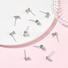 SHEGRACE Apple Brass Micro Pave Clear Cubic Zirconia Stud Earrings XGRQ4N144-715P-4