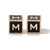 Rack Plating Brass Enamel Beads KK-B060-04G-01M-2