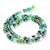 Glass Beads Strands EGLA-A034-M6mm-24-4