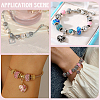 24Pcs 3 Colors Brass European Style Bracelet Making MAK-PA0001-01-6