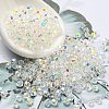 AB Color Plated Electroplate Transparent Glass Beads EGLA-M030-02A-AB01-1