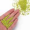 12/0 Two Tone Opaque Glass Seed Beads SEED-T006-01A-A02-6