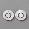 Natural Freshwater Shell Pendants SHEL-Q311-008O-1