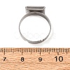Adjustable 304 Stainless Steel Finger Rings Components SA-CBA8B85-08C-P-2