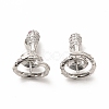 Rack Plating Brass Micro Pave Cubic Zirconia Cup Peg Bails KK-K165-31P-1