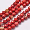Natural Red Jasper Beads Strands G-F348-02-4mm-1
