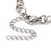Non-Tarnish 304 Stainless Steel Cable Chain Bracelet for Men Women BJEW-E031-01P-03-3