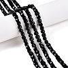 Natural Black Tourmaline Beads Strands G-N342-109A-4
