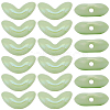 80Pcs UV Plated Transparent Acrylic Beads SACR-PA0001-17-7