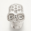 Brass Bead Rhinestone Settings ZIRC-S061-55P-1