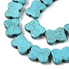 Synthetic Turquoise Beads Strands UNKW-T001-02B-3