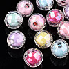 Transparent Acrylic Beads X-TACR-N011-006B-03-1