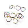 Ion Plating(IP) 304 Stainless Steel Open Jump Rings STAS-E475-01B-2